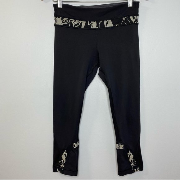 Lululemon Run Inspire Crop II Black Legging - Picture 3 of 13